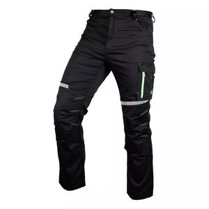 Pantaloni de lucru, bumbac, poliester, intariri genunchi, model Mix&Match, negru, marimea S/48