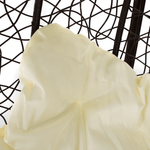 Casa si Gradina - Gradina si terasa - Mobilier exterior - Scaune si sezlonguri gradina - Scaun agatat, maro/crem DALVEA 2 NEW - Infinity.ro