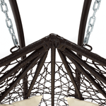 Casa si Gradina - Gradina si terasa - Mobilier exterior - Scaune si sezlonguri gradina - Scaun agatat, maro/crem DALVEA 2 NEW - Infinity.ro