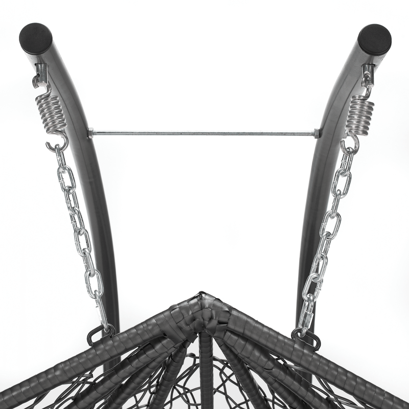 Casa si Gradina - Gradina si terasa - Mobilier exterior - Scaune si sezlonguri gradina - Scaun agatat, gri, DALVEA 2 NEW - Infinity.ro