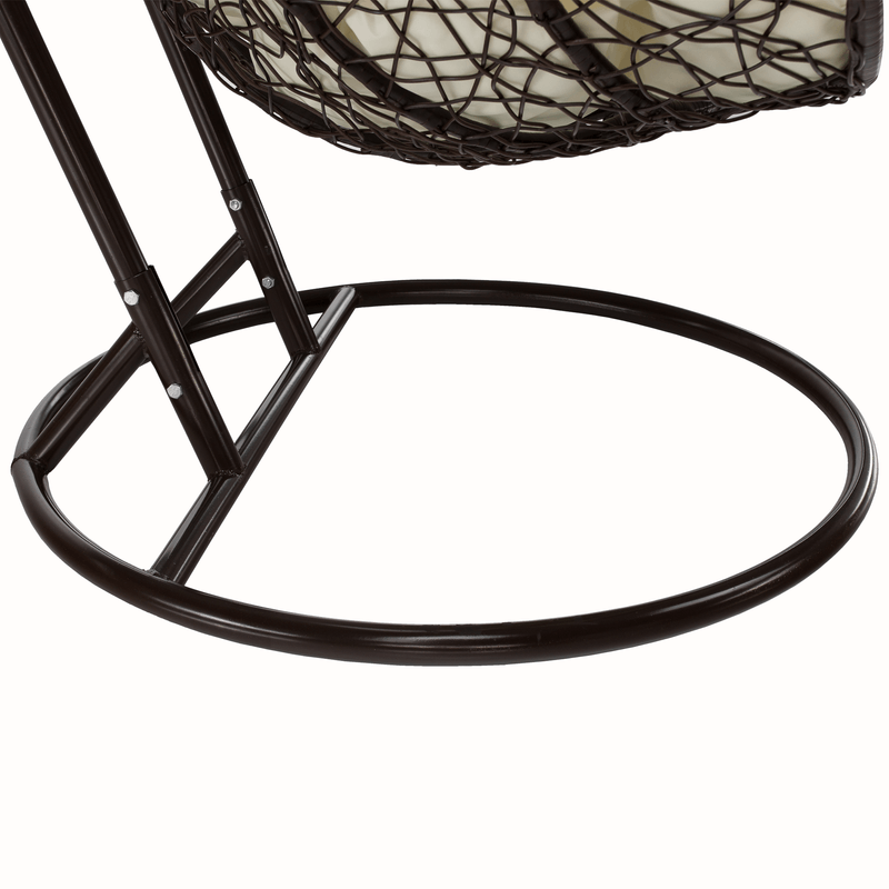 Casa si Gradina - Gradina si terasa - Mobilier exterior - Scaune si sezlonguri gradina - Scaun agatat, maro/crem DALVEA 2 NEW - Infinity.ro