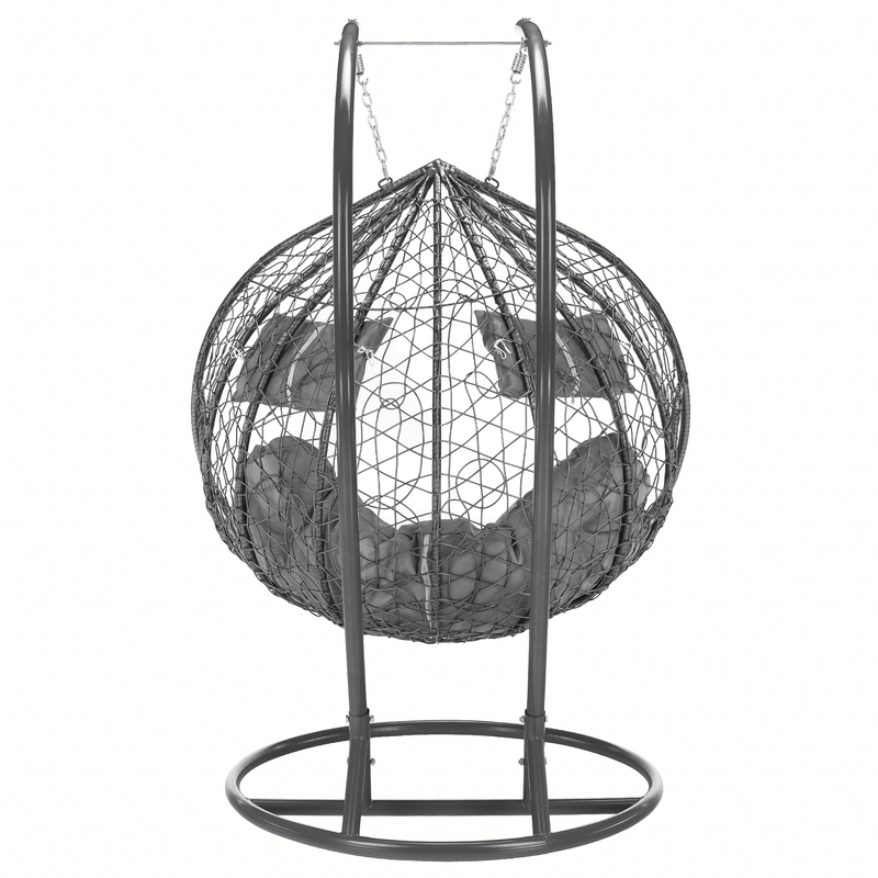 Casa si Gradina - Gradina si terasa - Mobilier exterior - Scaune si sezlonguri gradina - Scaun agatat, gri, DALVEA 2 NEW - Infinity.ro