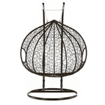 Casa si Gradina - Gradina si terasa - Mobilier exterior - Scaune si sezlonguri gradina - Scaun agatat, maro/crem DALVEA 2 NEW - Infinity.ro