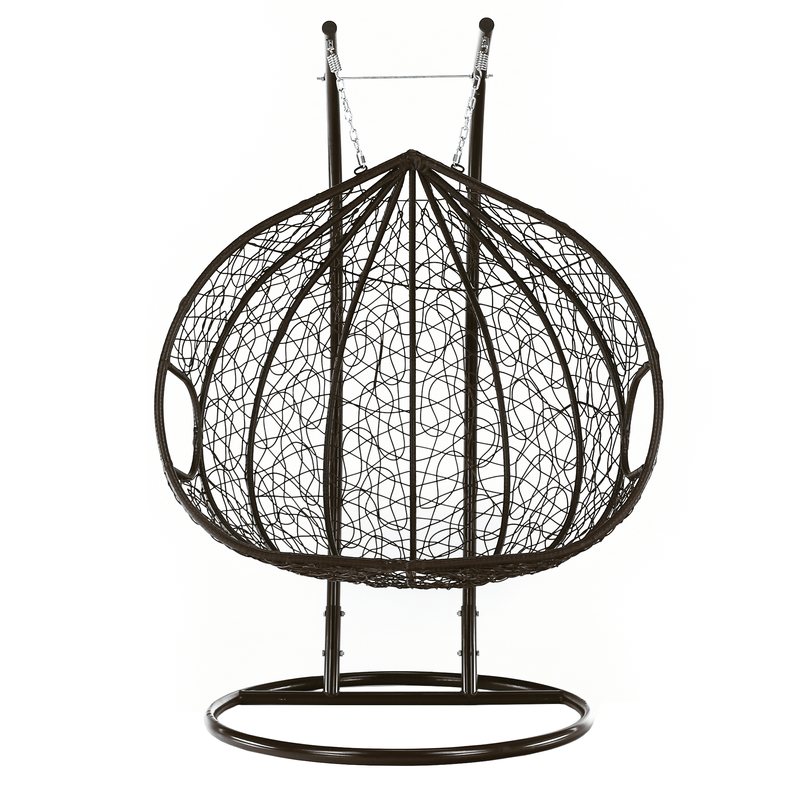 Casa si Gradina - Gradina si terasa - Mobilier exterior - Scaune si sezlonguri gradina - Scaun agatat, maro/crem DALVEA 2 NEW - Infinity.ro