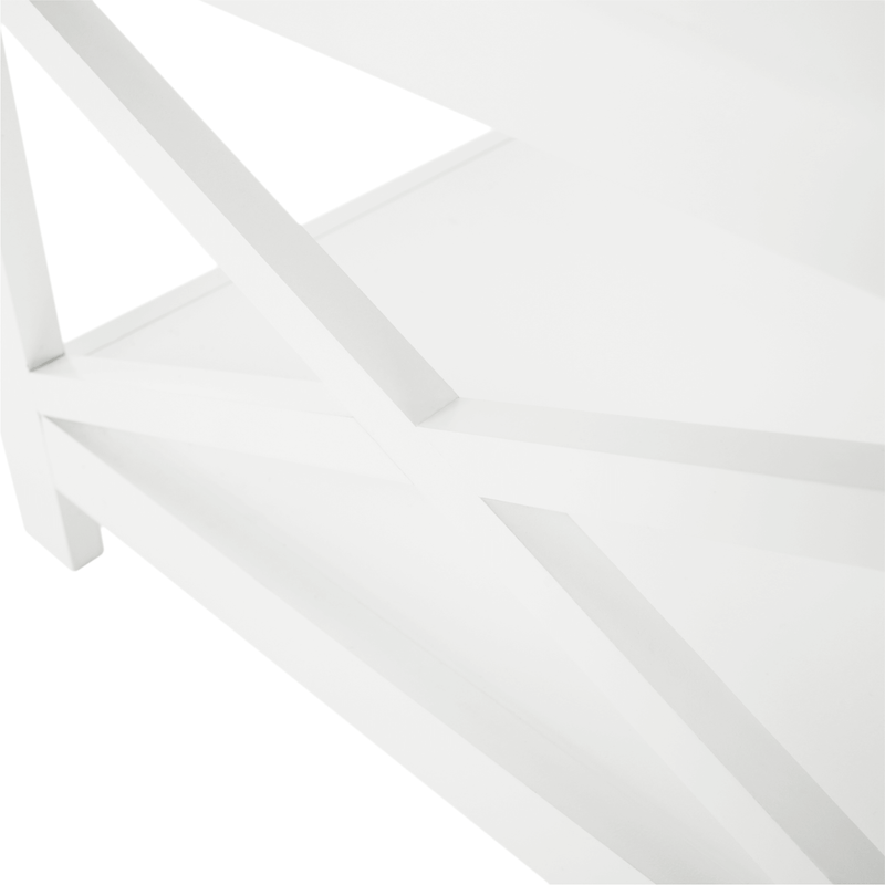 Casa si Gradina - Mobilier - Mese si birouri - Masute de cafea - Masuta de cafea, alba, EDRIA - Infinity.ro