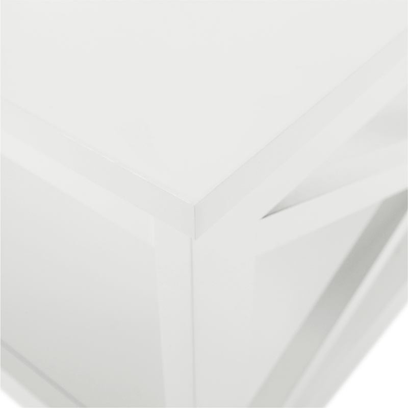 Casa si Gradina - Mobilier - Mese si birouri - Masute de cafea - Masuta de cafea, alba, EDRIA - Infinity.ro