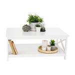 Casa si Gradina - Mobilier - Mese si birouri - Masute de cafea - Masuta de cafea, alba, EDRIA - Infinity.ro