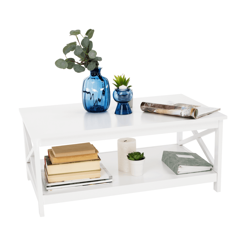 Casa si Gradina - Mobilier - Mese si birouri - Masute de cafea - Masuta de cafea, alba, EDRIA - Infinity.ro