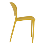 Casa si Gradina - Gradina si terasa - Mobilier exterior - Scaune si sezlonguri gradina - Scaun stivuibil, galben, FEDRA NEW - Infinity.ro