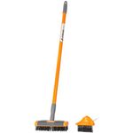 Market - Curatenie si intretinere casa - Produse menaj - Maturi si farase - Set curatare pavaje, trotuare, cu 2 perii, maner telescopic, Strend Pro - Infinity.ro