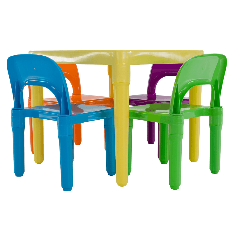 Casa si Gradina - Mobilier - Mobilier copii - Mobilier camera copiilor - Set pentru copii 1 + 4, multicolor, ZILBO - Infinity.ro