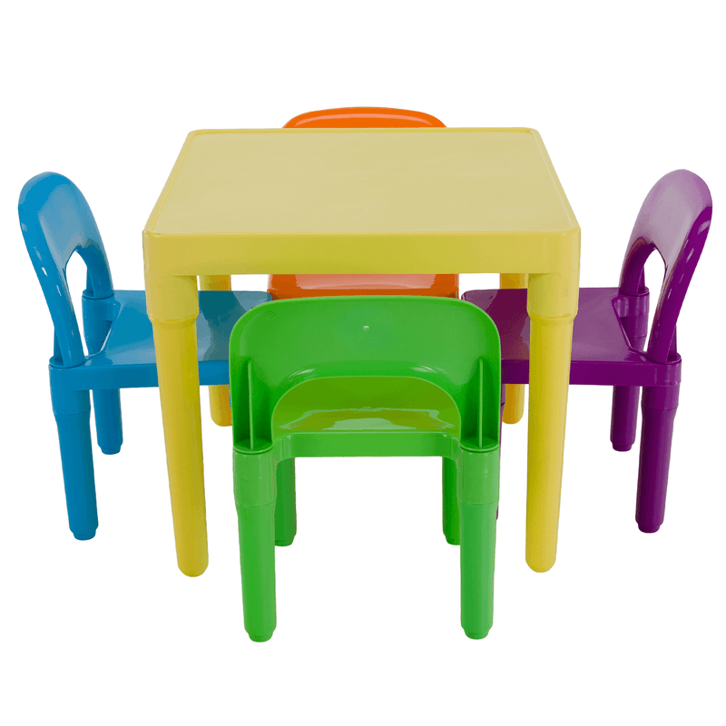 Casa si Gradina - Mobilier - Mobilier copii - Mobilier camera copiilor - Set pentru copii 1 + 4, multicolor, ZILBO - Infinity.ro