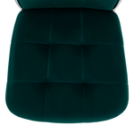 Casa si Gradina - Mobilier - Scaune si fotolii - Scaune - Scaun, tesatura catifea smarald/ metal, ADORA NEW - Infinity.ro