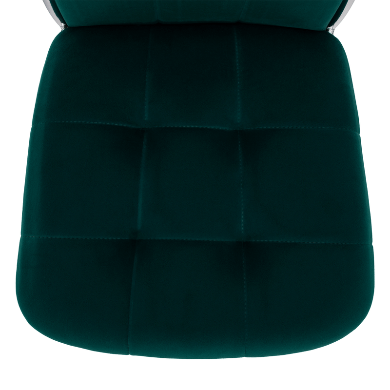 Casa si Gradina - Mobilier - Scaune si fotolii - Scaune - Scaun, tesatura catifea smarald/ metal, ADORA NEW - Infinity.ro