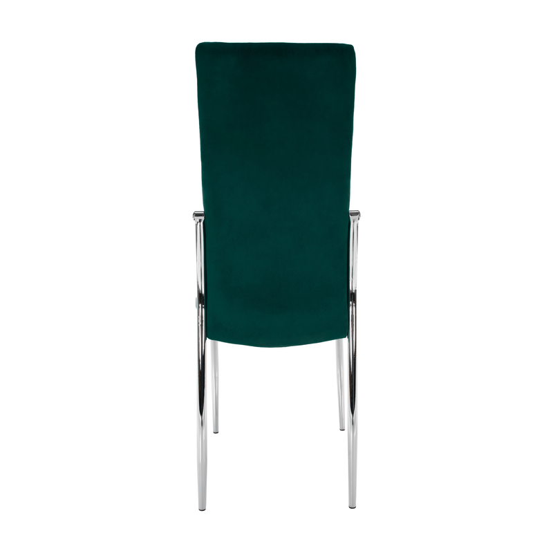 Casa si Gradina - Mobilier - Scaune si fotolii - Scaune - Scaun, tesatura catifea smarald/ metal, ADORA NEW - Infinity.ro