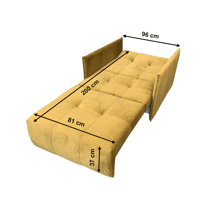 Casa si Gradina - Mobilier - Scaune si fotolii - Fotolii - Fotoliu pliabil, tesatura mustar Riviera, ALANA - Infinity.ro