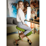 Casa si Gradina - Mobilier - Scaune si fotolii - Scaune - Scaun genunchi ergonomic, verde/ fag, GROCO - Infinity.ro