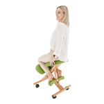 Casa si Gradina - Mobilier - Scaune si fotolii - Scaune - Scaun genunchi ergonomic, verde/ fag, GROCO - Infinity.ro