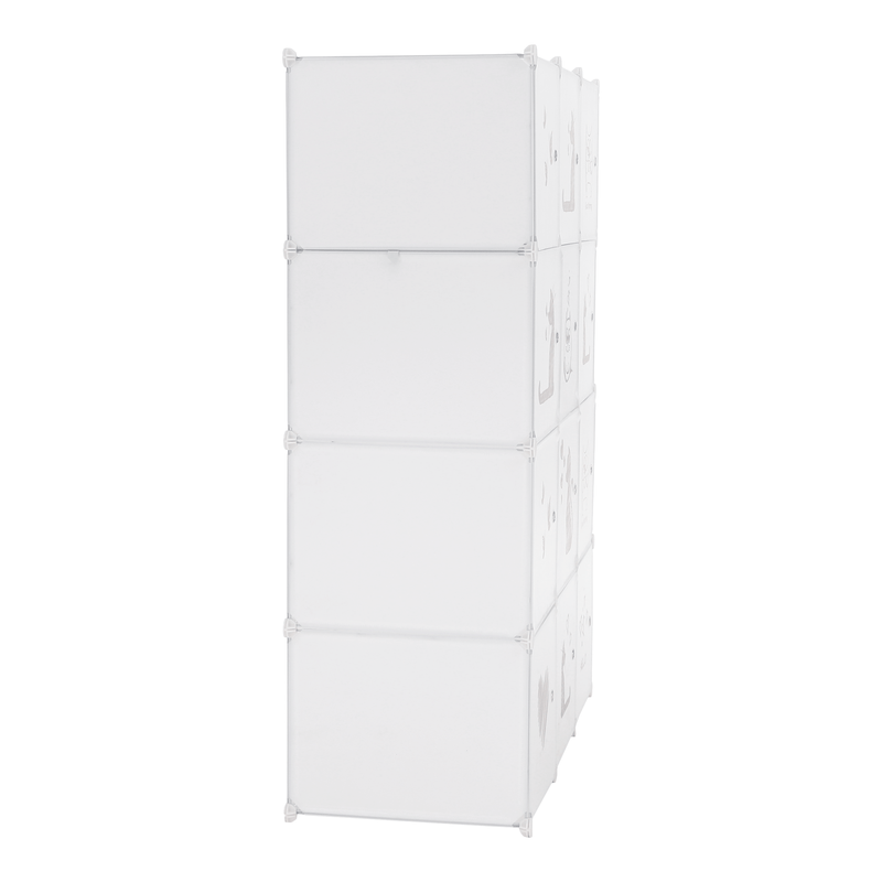 Casa si Gradina - Mobilier - Dulapuri si sifoniere - Dulapuri - Dulap modular pentru copii, model alb / maro pentru copii, KITARO - Infinity.ro