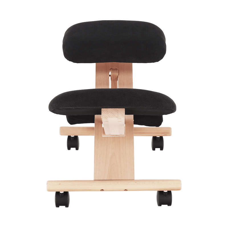 Casa si Gradina - Mobilier - Scaune si fotolii - Scaune - Scaun genunchi ergonomic, negru / fag, GROCO - Infinity.ro