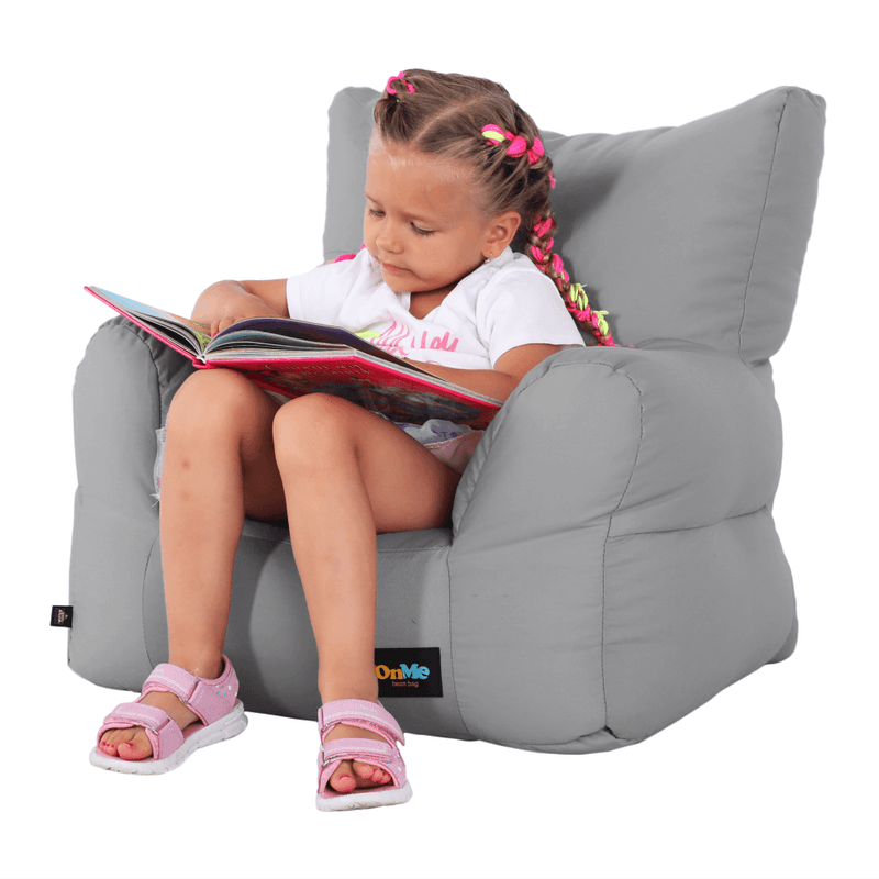 Casa si Gradina - Mobilier - Scaune si fotolii - Fotolii - Fotoliu tip sac, material textil gri deschis, TAMPO - Infinity.ro