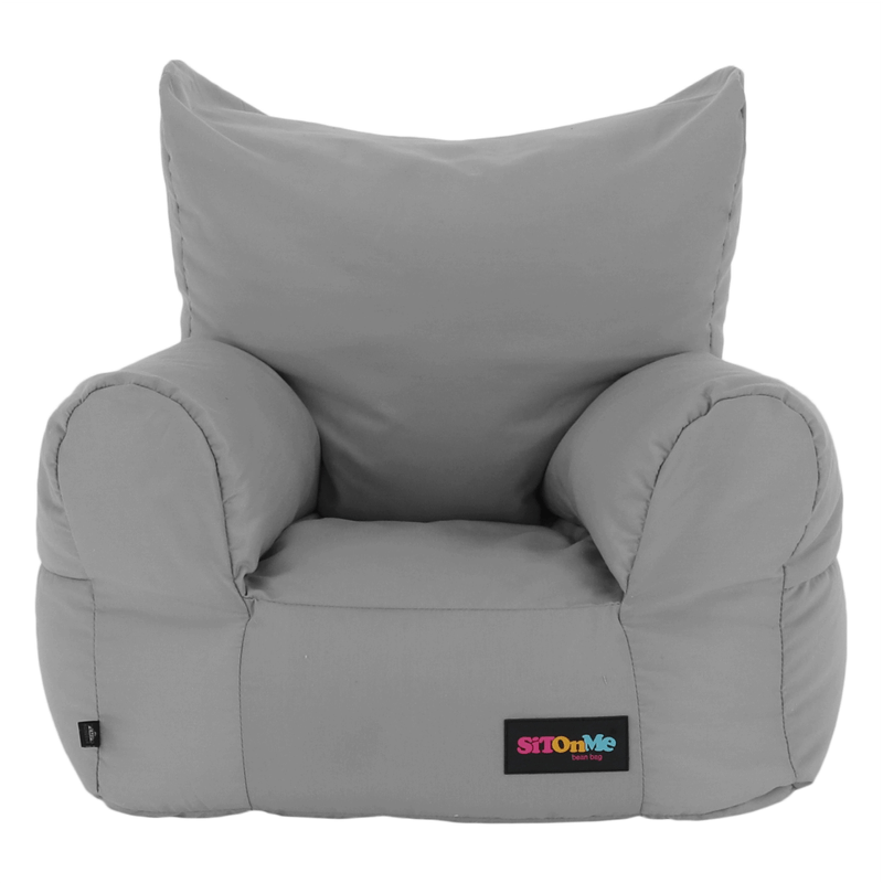 Casa si Gradina - Mobilier - Scaune si fotolii - Fotolii - Fotoliu tip sac, material textil gri deschis, TAMPO - Infinity.ro