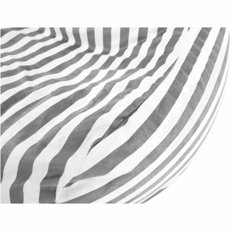 Casa si Gradina - Mobilier - Scaune si fotolii - Fotolii - Fotoliu tip sac, alb/gri, LAPIN - Infinity.ro