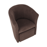 Casa si Gradina - Mobilier - Scaune si fotolii - Fotolii - Fotoliu de club cu taburet, maro, ROSE - Infinity.ro