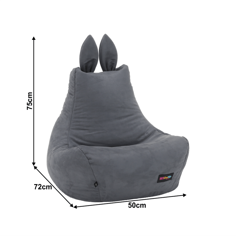 Casa si Gradina - Mobilier - Scaune si fotolii - Fotolii - Fotoliu tip sac, gri, LAPIN - Infinity.ro