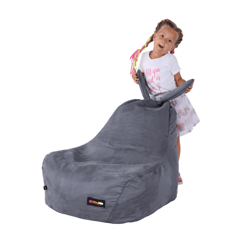 Casa si Gradina - Mobilier - Scaune si fotolii - Fotolii - Fotoliu tip sac, gri, LAPIN - Infinity.ro