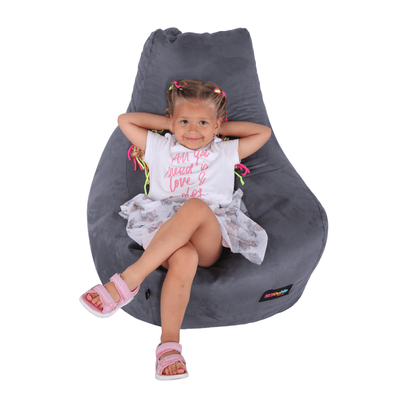 Casa si Gradina - Mobilier - Scaune si fotolii - Fotolii - Fotoliu tip sac, gri, LAPIN - Infinity.ro