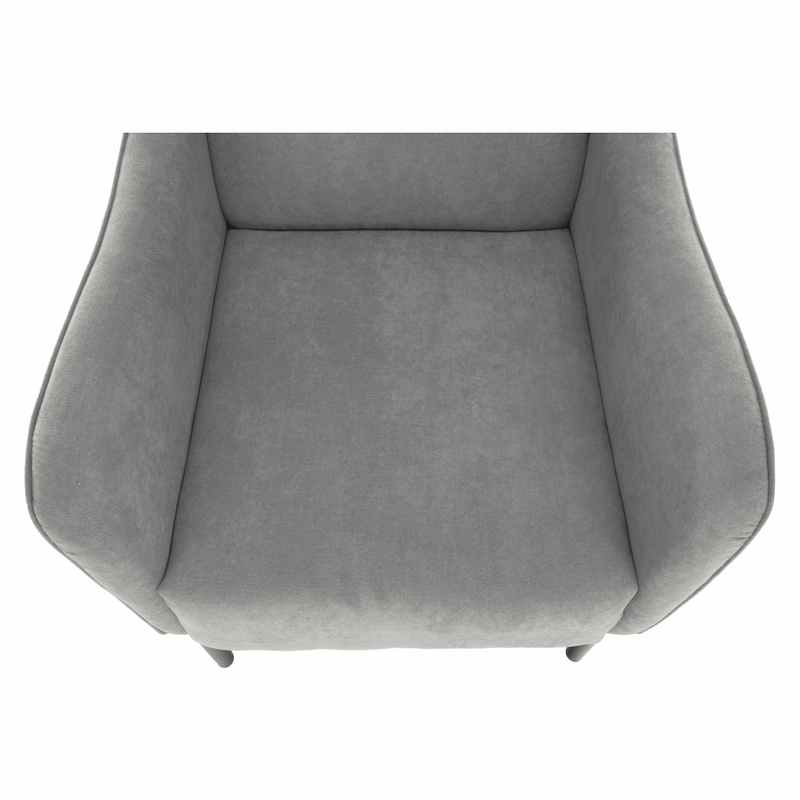 Casa si Gradina - Mobilier - Scaune si fotolii - Fotolii - Fotoliu aripi, gri/negru, BREDLY - Infinity.ro