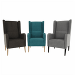 Casa si Gradina - Mobilier - Scaune si fotolii - Fotolii - Fotoliu aripi, maro/fag, BREDLY - Infinity.ro