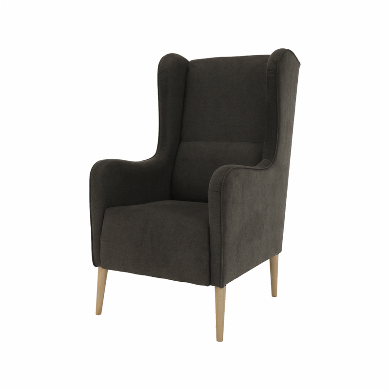 Casa si Gradina - Mobilier - Scaune si fotolii - Fotolii - Fotoliu aripi, maro/fag, BREDLY - Infinity.ro