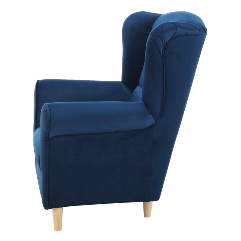 Casa si Gradina - Mobilier - Scaune si fotolii - Fotolii - Fotoliu, material albastru, CHARLOT - Infinity.ro