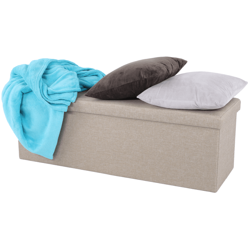 Casa si Gradina - Mobilier - Scaune si fotolii - Tabureti - Taburet pliabil, material bej, UMINA - Infinity.ro