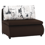 Casa si Gradina - Mobilier - Scaune si fotolii - Fotolii - Fotoliu extensibil, maro/model, KENY NEW - Infinity.ro