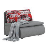 Casa si Gradina - Mobilier - Scaune si fotolii - Fotolii - Fotoliu extensibil, gri/model, KENY NEW - Infinity.ro