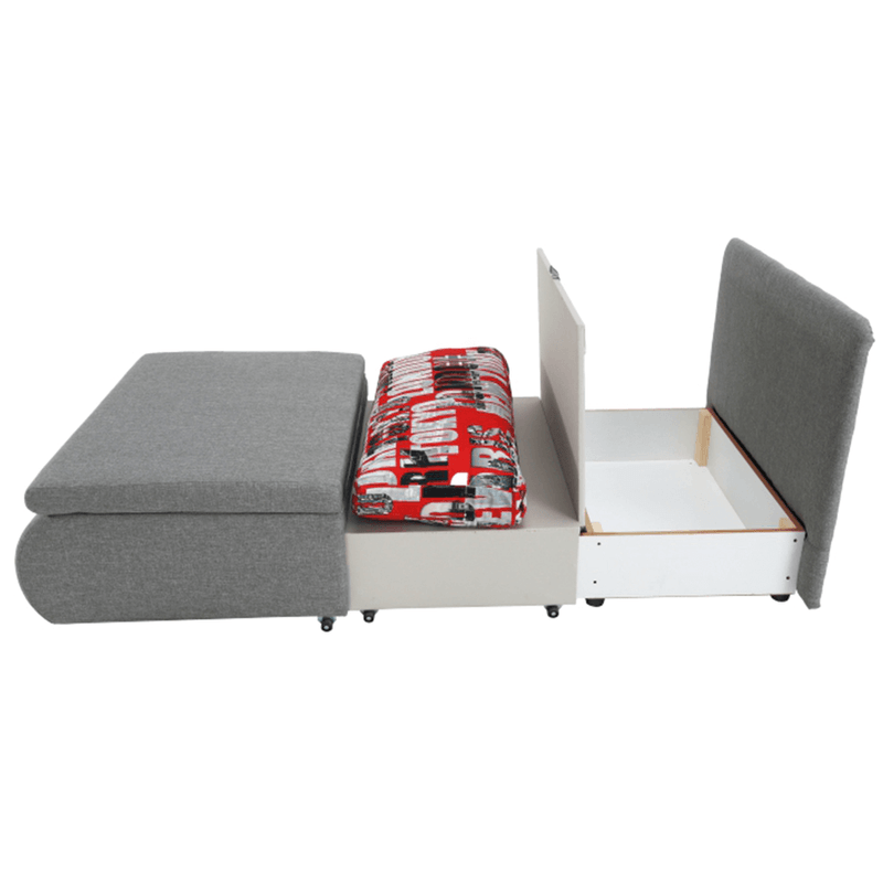 Casa si Gradina - Mobilier - Scaune si fotolii - Fotolii - Fotoliu extensibil, gri/model, KENY NEW - Infinity.ro