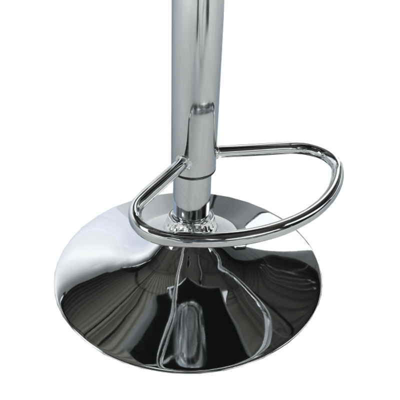 Casa si Gradina - Mobilier - Scaune si fotolii - Scaune - Scaun bar, piele ecologica gri/crom, KANDY NEW - Infinity.ro