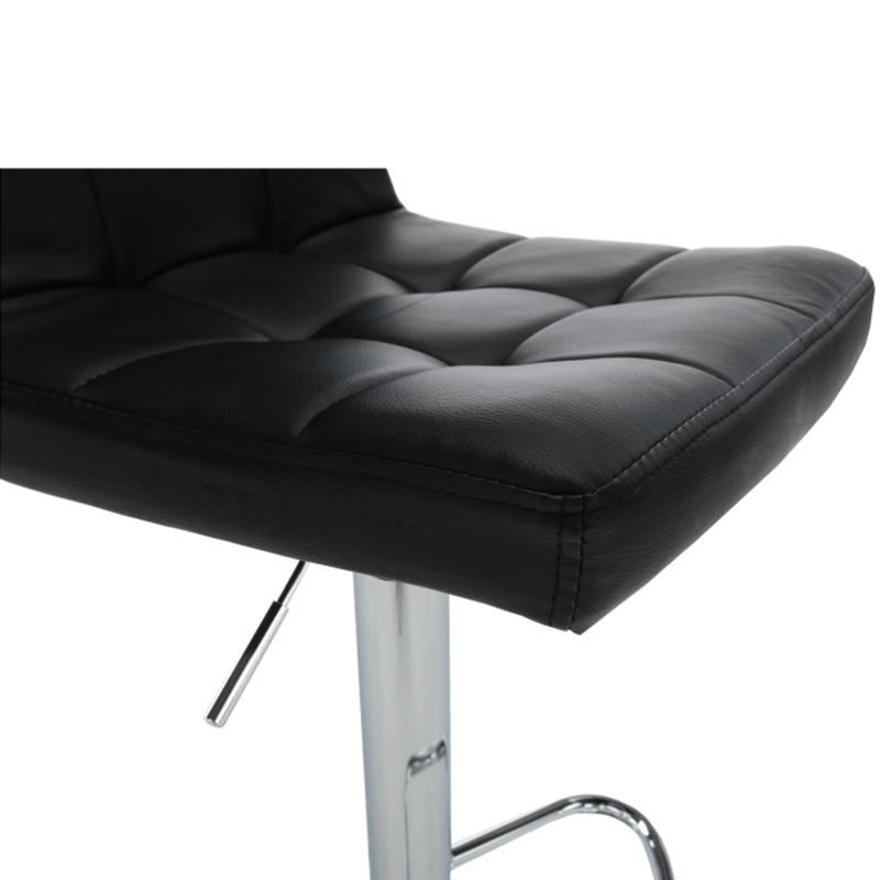 Casa si Gradina - Mobilier - Scaune si fotolii - Scaune - Scaun de bar, piele ecologica negru/crom, KANDY NEW - Infinity.ro