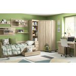 Casa si Gradina - Mobilier - Biblioteci si rafturi - Etajere - Etajera TYP 6, PAL melaminat, stejar sonoma, NORTY - Infinity.ro