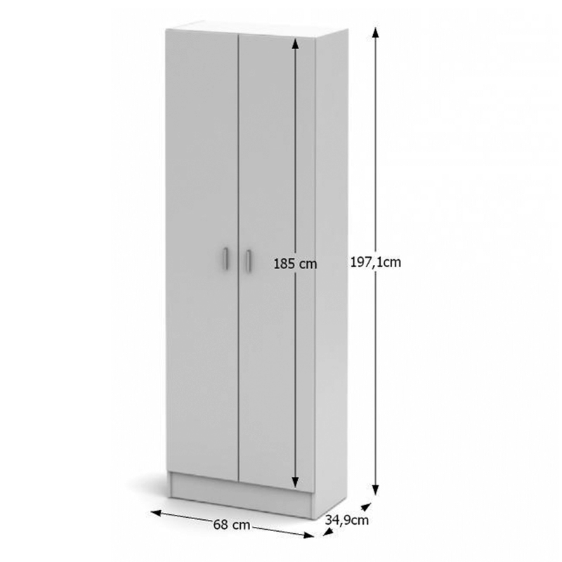 Casa si Gradina - Mobilier - Dulapuri si sifoniere - Dulapuri - Dulap de pantofi, alb, MARINA - Infinity.ro