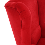 Casa si Gradina - Mobilier - Scaune si fotolii - Fotolii - Fotoliu, textil rosu, CHARLOT - Infinity.ro