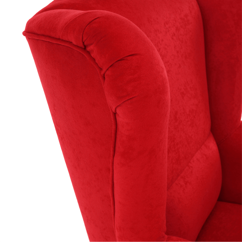 Casa si Gradina - Mobilier - Scaune si fotolii - Fotolii - Fotoliu, textil rosu, CHARLOT - Infinity.ro