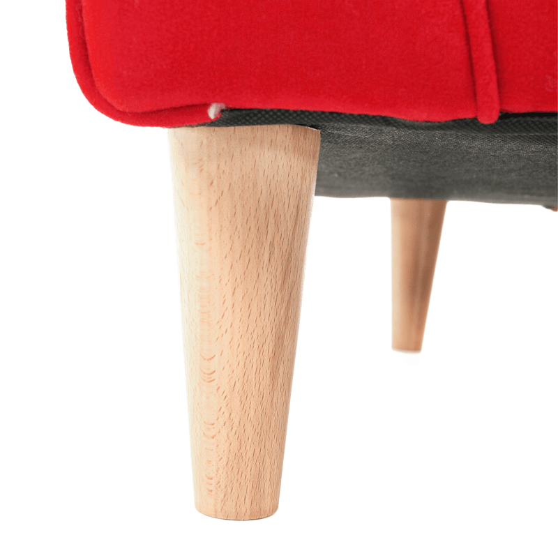 Casa si Gradina - Mobilier - Scaune si fotolii - Fotolii - Fotoliu, textil rosu, CHARLOT - Infinity.ro