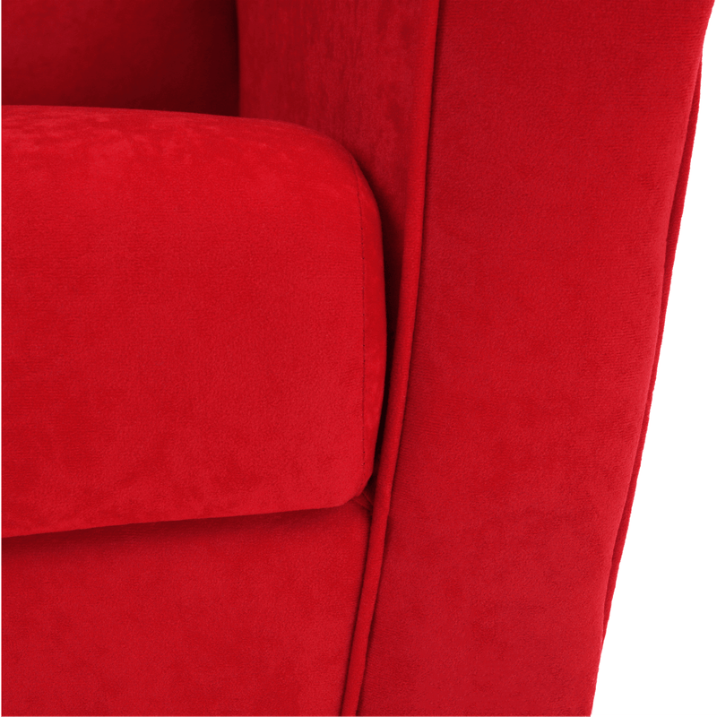 Casa si Gradina - Mobilier - Scaune si fotolii - Fotolii - Fotoliu, textil rosu, CHARLOT - Infinity.ro