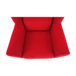 Casa si Gradina - Mobilier - Scaune si fotolii - Fotolii - Fotoliu, textil rosu, CHARLOT - Infinity.ro