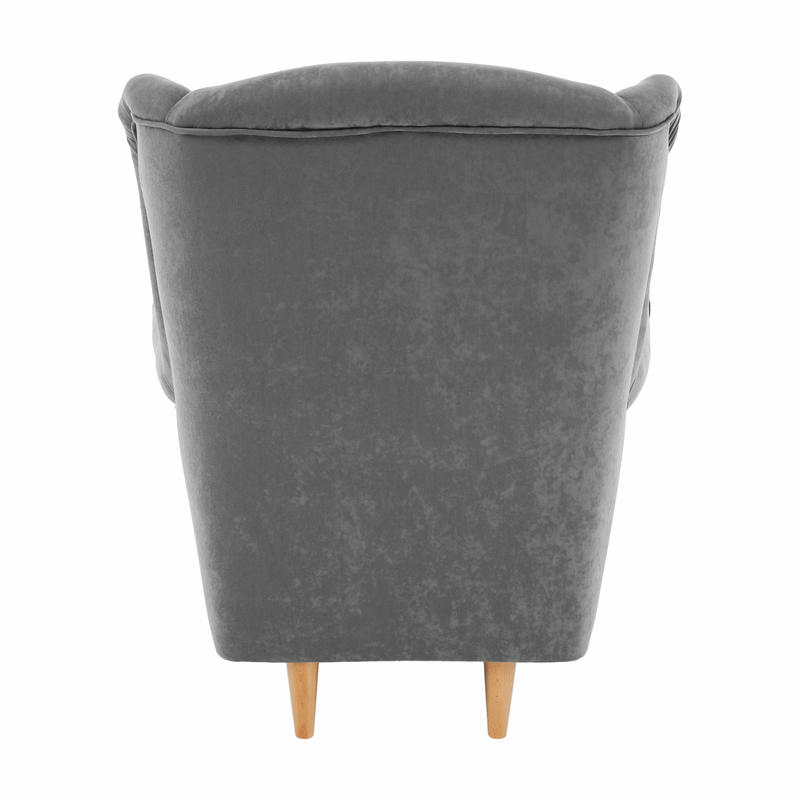 Casa si Gradina - Mobilier - Scaune si fotolii - Fotolii - Fotoliu, textil gri, CHARLOT - Infinity.ro