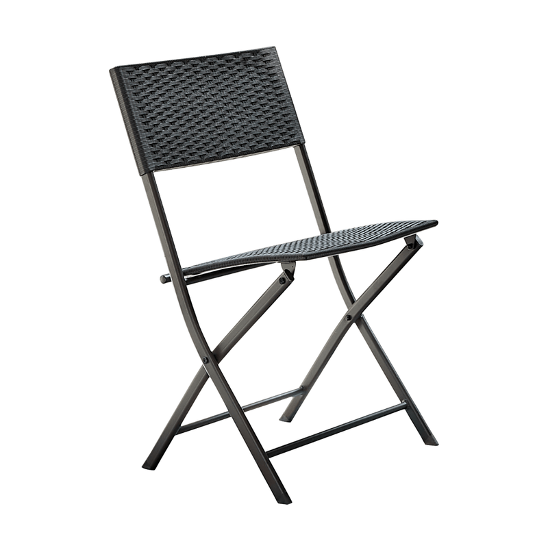 Casa si Gradina - Gradina si terasa - Mobilier exterior - Seturi mobila gradina - Set ratan de gradina 1+2, negru, FARUK - Infinity.ro